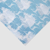 Papier Mousseline Le cerf blanc dans la forêt d'hiver (Détail)