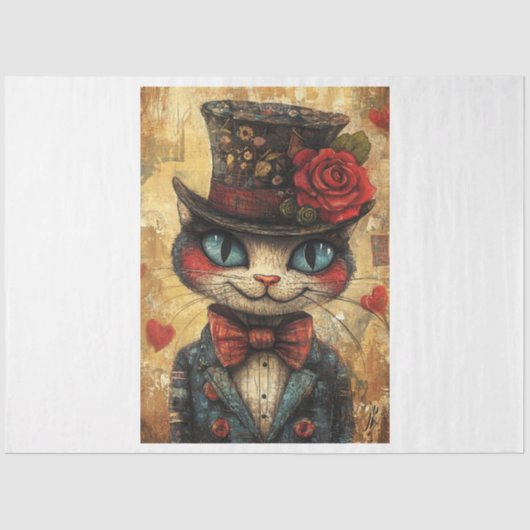 Papier Mousseline Le chat (Recto)