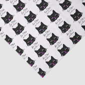 Papier Mousseline Le chat indique le Meow !  Bande dessinée (Détail)