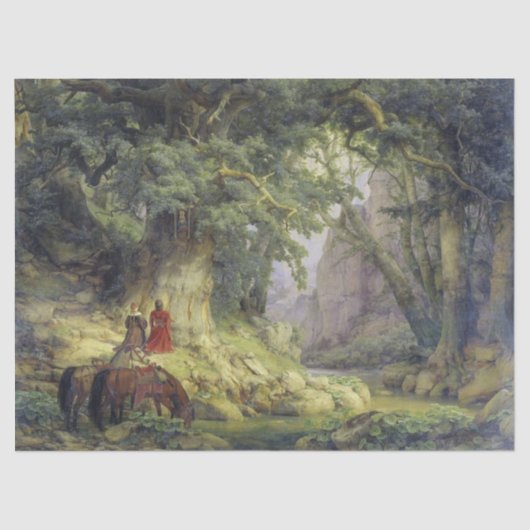 Papier Mousseline Le chêne de mille ans (par Karl Laling) (Recto)