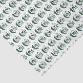 Papier Mousseline Le Chili vert sent l'amour Tissu Paper (Détail)