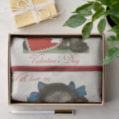 Papier Mousseline Le chiot de Valentine le plus mignon jamais ! ! Pa (Cadeau)