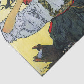 Papier Mousseline Le choeur 1911 des professeurs d'Alfons Mucha (Détail)