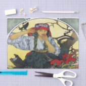 Papier Mousseline Le choeur 1911 des professeurs d'Alfons Mucha (Artisanat)