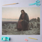 Papier Mousseline Le Christ dans le désert (par Ivan Kramskoi) (Artisanat)