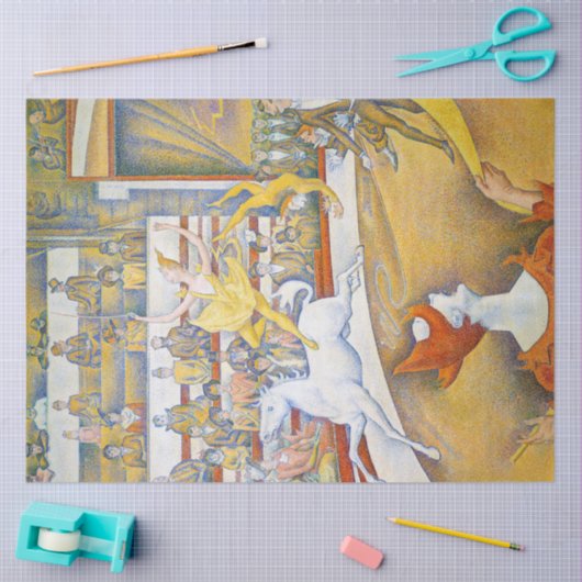 Papier Mousseline Le Cirque, Seurat (Artisanat)