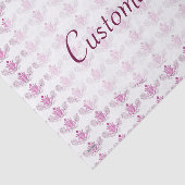 Papier Mousseline Le Claddagh (rose) (Détail)