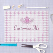 Papier Mousseline Le Claddagh (rose) (Artisanat)