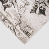 Papier Mousseline Le cochon est dans la coop de poulet de Louis Wain (Détail)