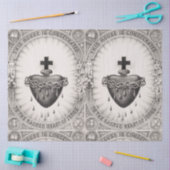 Papier Mousseline Le Coeur le plus sacré de Jésus-Christ (Artisanat)