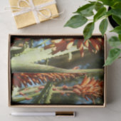 Papier Mousseline Le colibri de Chine noire en vol (Cadeau)