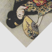 Papier Mousseline "Le Combe d'or" de Warwick Goble (Détail)