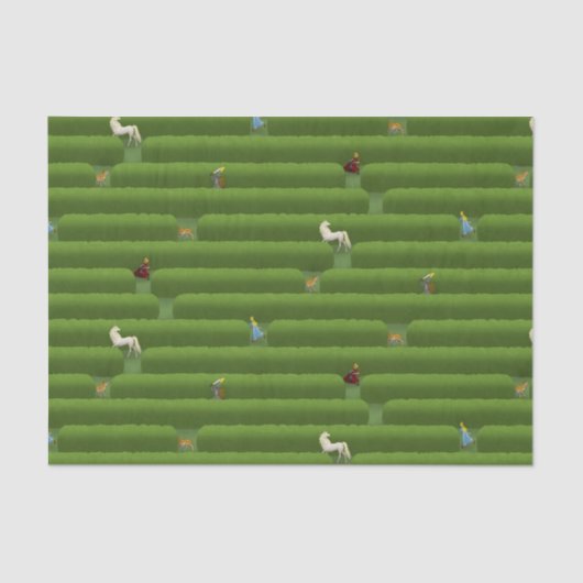 Papier Mousseline Le conte de verdure Maze (Recto)