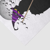 Papier Mousseline Le Conversation Noir - Chat aux Sorcières d'Hallow (Détail)