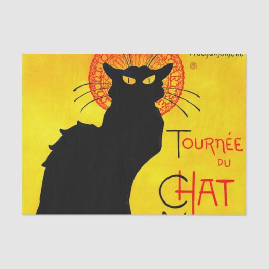 Papier Mousseline Le Conversation Noir Vintage (Recto)
