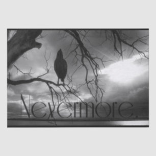 Papier Mousseline Le Corbeau - Jamais plus Arbre des faisceaux de so