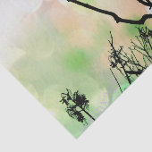 Papier Mousseline Le Corbeau solitaire (Détail)