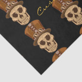 Papier Mousseline Le crâne de Steampunk en haut du chapeau Thunder_C (Détail)