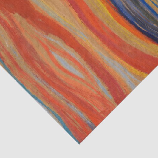 Papier Mousseline Le cri d'Edvard Munch (Détail)