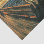 Papier Mousseline Le cri Edvard Munch Art Expressionniste Moderne (Détail)