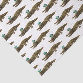 Papier Mousseline Le Croc Royal - Alligator des bijoux (Détail)