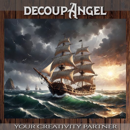 Papier Mousseline Le Dernier stand de Galeone - Découpage -