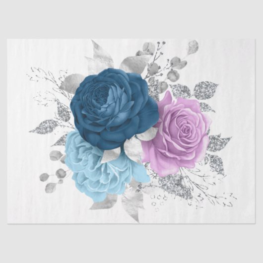 Papier Mousseline Le design de la série Bouquet 17 (Recto)