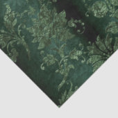 Papier Mousseline Le design de la série Velvet vert 17 (Détail)