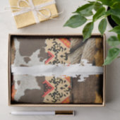 Papier Mousseline Le design de la série Western 12 (Cadeau)