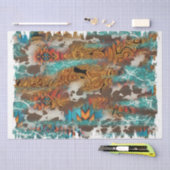 Papier Mousseline Le design de la série Western 16 (Artisanat)