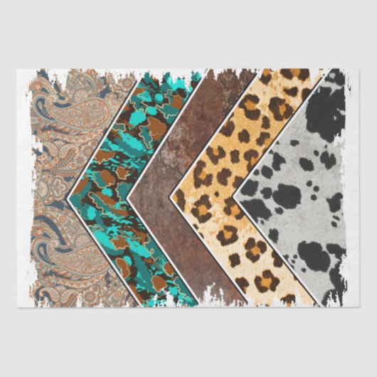 Papier Mousseline Le design de la série Western 25 (Recto)