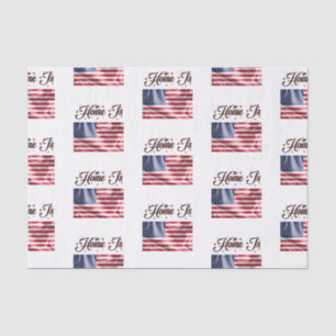 Papier Mousseline Le drapeau américain est-il heureux 4 juillet