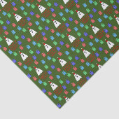 Papier Mousseline Le fantôme de Noël présente drôle (Détail)