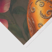 Papier Mousseline Le Femme Beauté victorienne Romance Découpage Rose (Détail)