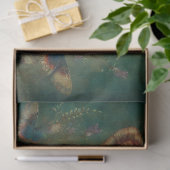 Papier Mousseline Le Femme Butterfly Beauty Fleur Découpage (Cadeau)