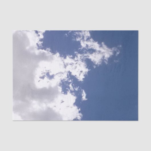 Papier Mousseline Le feu de nuage (Recto)