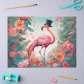 Papier Mousseline Le Flamant de l'Après-Fête (Artisanat)
