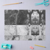 Papier Mousseline Le fluide acrylique de rayures blanches de marbre (Artisanat)