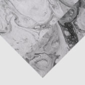 Papier Mousseline Le fluide acrylique de rayures blanches de marbre (Détail)