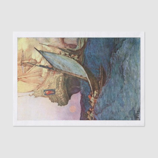 Papier Mousseline Le Galleon (Recto)