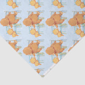 Papier Mousseline Le grand ours Brown aide peu ours jaune (Détail)