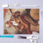 Papier Mousseline Le guitariste espagnol (par Pierre-August Renoir) (Artisanat)