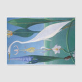 Papier Mousseline Le héron blanc de Joseph Stella (Recto)