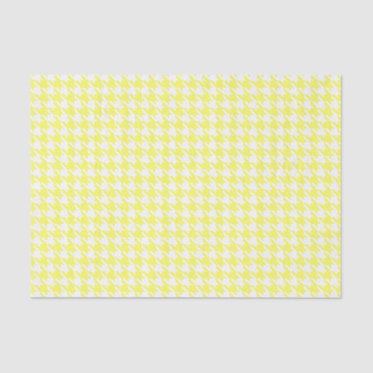 Papier Mousseline Le Houndstooth moderne de Lemonade à Emporiomoffa (Recto)
