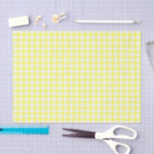 Papier Mousseline Le Houndstooth moderne de Lemonade à Emporiomoffa (Artisanat)