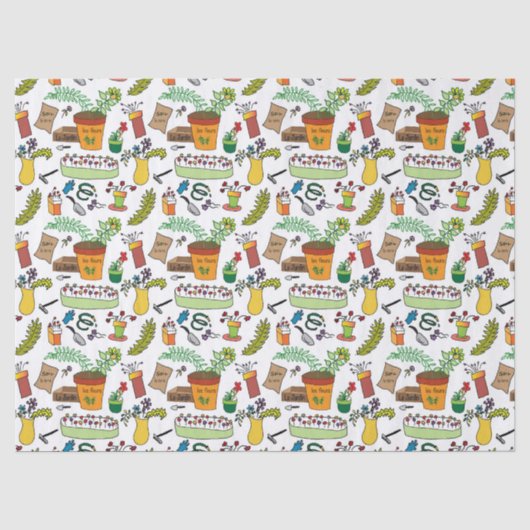 Papier Mousseline Le Jardin (Recto)