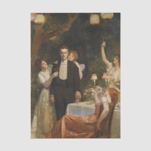 Papier Mousseline Le Jardin d'Armide (par John Collier) (Recto)