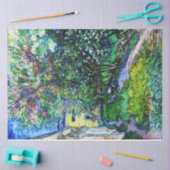 Papier Mousseline Le Jardin de l'Asile à Saint-Rémy, Van Gogh (Artisanat)
