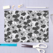 Papier Mousseline Le jardin d'Hibiscus (Artisanat)