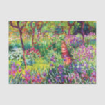 Papier Mousseline Le jardin d'Iris à Giverny par Claude Monet<br><div class="desc">S'il vous plaît visitez mon magasin pour un design plus intéressant et plus de choix de couleurs. => zazzle.com/iwheels*</div>